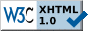 W3C Valid XHTML 1.0 Transitional